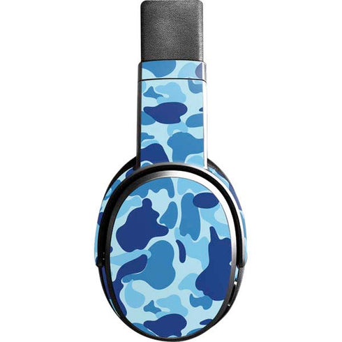 Light Blue Street Camo Skullcandy Crusher Wireless Skin