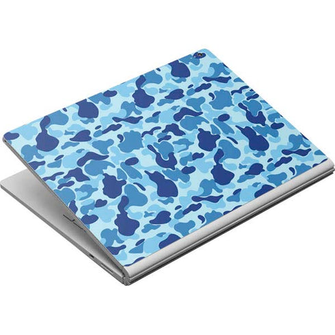 Light Blue Street Camo Surface Book Skin