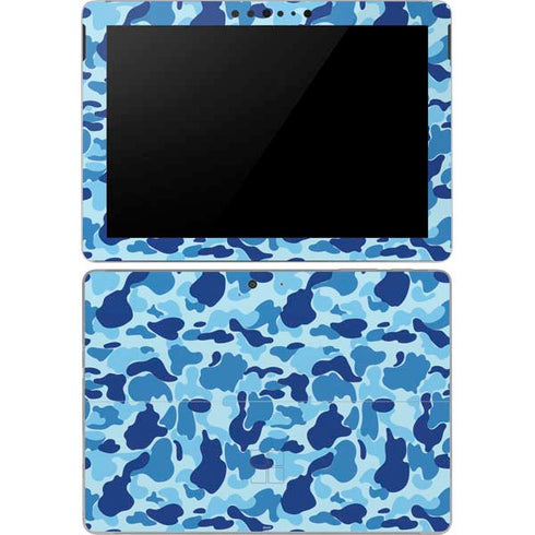 Light Blue Street Camo Surface Go Skin