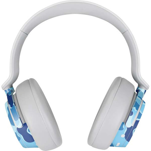 Light Blue Street Camo Surface Headphones Skin