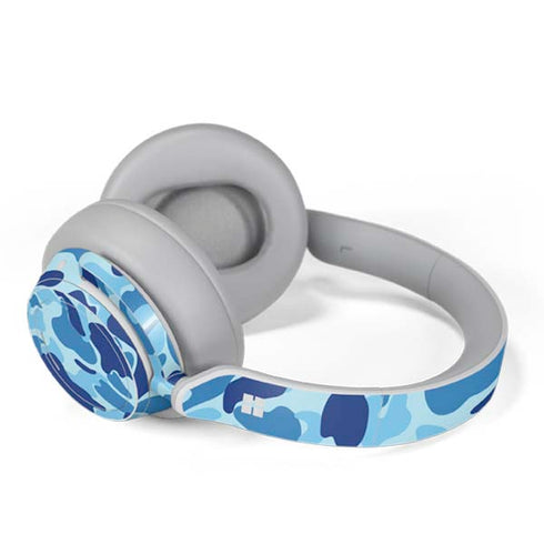 Light Blue Street Camo Surface Headphones Skin