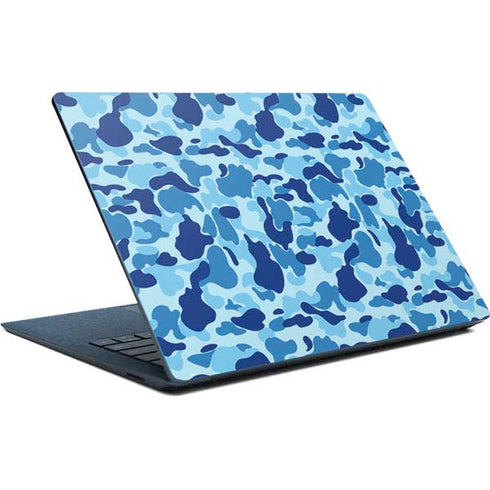 Light Blue Street Camo Surface Laptop Skin