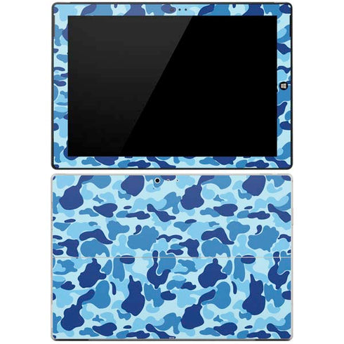 Light Blue Street Camo Surface Pro 3 Skin