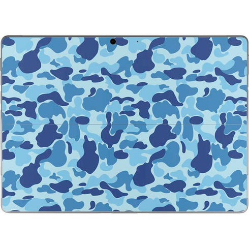 Light Blue Street Camo Surface Pro 8 Skin