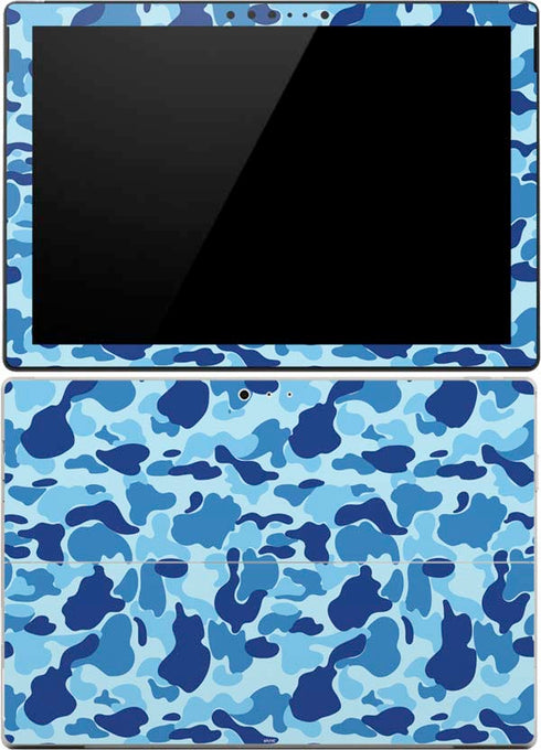 Light Blue Street Camo Surface Pro (2017) Skin