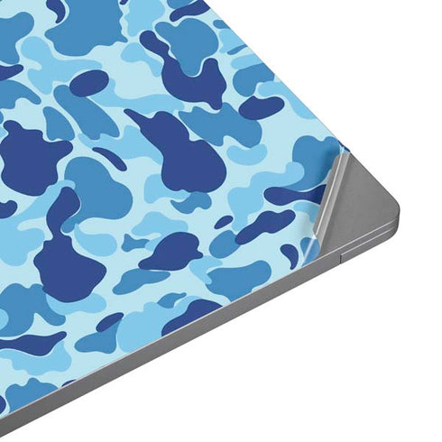 Light Blue Street Camo Universal Laptop 12in (9.8 x 6.8in) Skin