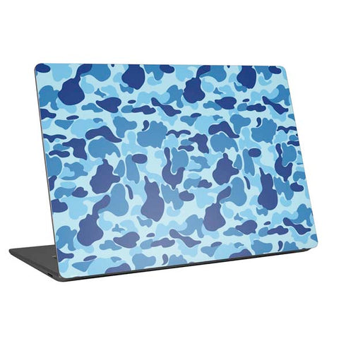 Light Blue Street Camo Universal Laptop 16in (13 x 9.4in) Skin