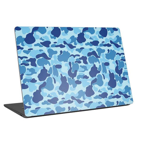 Light Blue Street Camo Universal Laptop 17in (13.8 x 10in) Skin