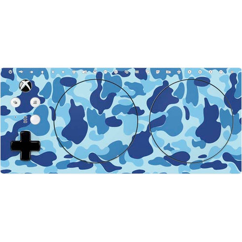 Light Blue Street Camo Xbox Adaptive Controller Skin