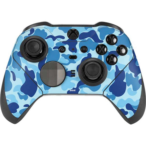 Light Blue Street Camo Xbox Elite Wireless Controller Series 2 Skin
