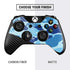 Light Blue Street Camo Xbox One Controller Skin
