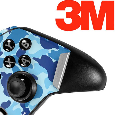 Light Blue Street Camo Xbox One Elite Controller Skin