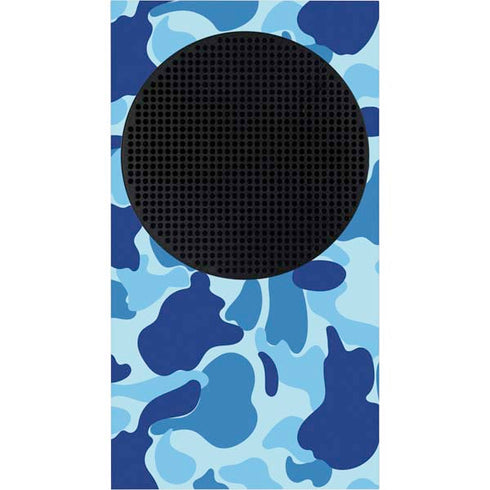 Light Blue Street Camo Xbox Series S Console Skin