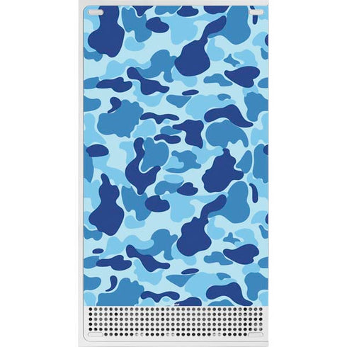 Light Blue Street Camo Xbox Series S Console Skin