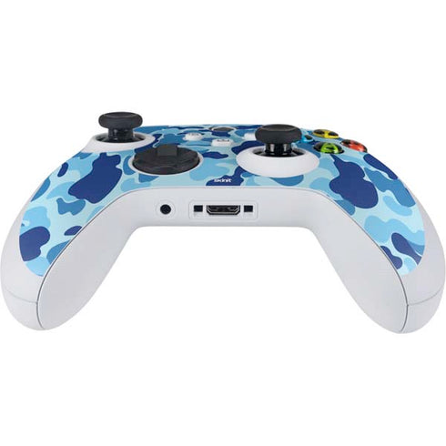 Light Blue Street Camo Xbox Series S Controller Skin