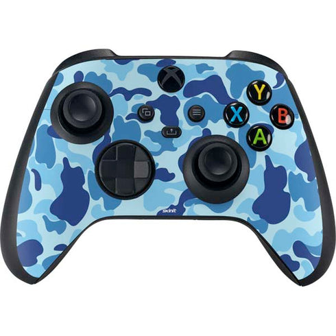Light Blue Street Camo Xbox Series X Controller Skin