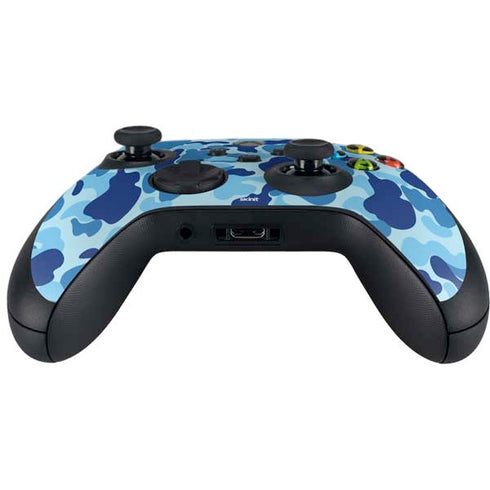 Light Blue Street Camo Xbox Series X Controller Skin