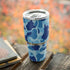 Light Blue Street Camo Yeti 30oz Rambler Tumbler Skin