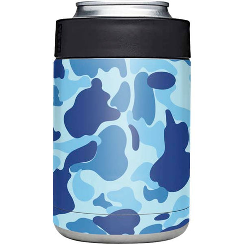 Light Blue Street Camo Yeti Colster Can Insulator Skin
