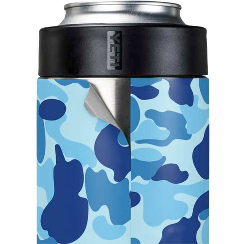 Light Blue Street Camo Yeti Colster Can Insulator Skin