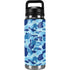 Light Blue Street Camo YETI Rambler 26oz Bottle Skin