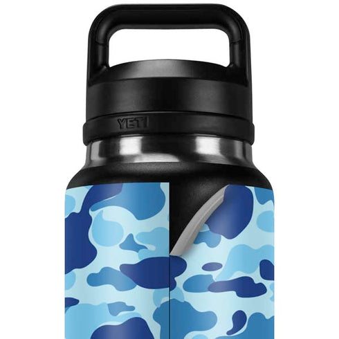Light Blue Street Camo YETI Rambler 36oz Bottle Skin