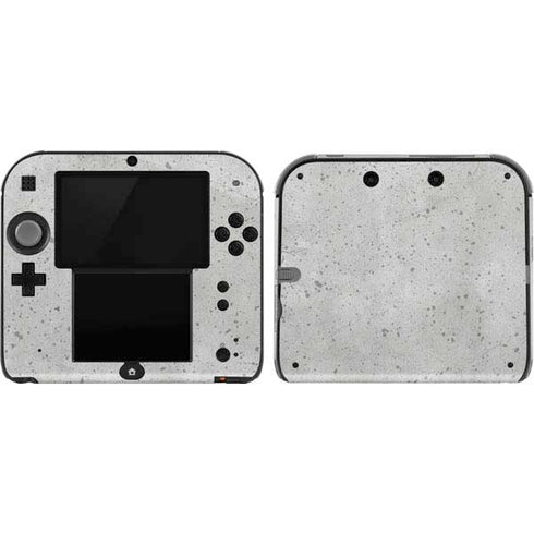 Light Grey Concrete Nintendo 2DS Skin