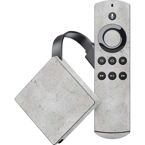 Light Grey Concrete Amazon Fire TV Skin