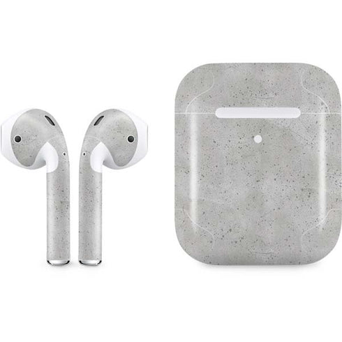 Light Grey Concrete Apple AirPods 2 Skin