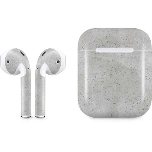 Light Grey Concrete Apple AirPods Skin