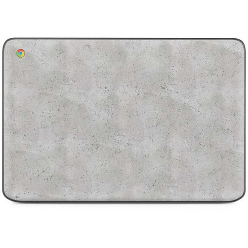 Light Grey Concrete HP Chromebook Skin