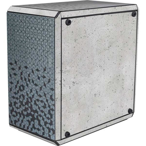 Light Grey Concrete Cooler Master MasterBox Q300L Mini Tower Skin