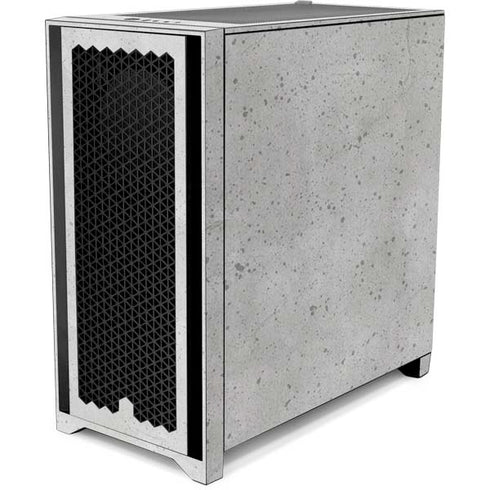 Light Grey Concrete Corsair 4000D Tempered Glass Mid-Tower ATX Case Skin