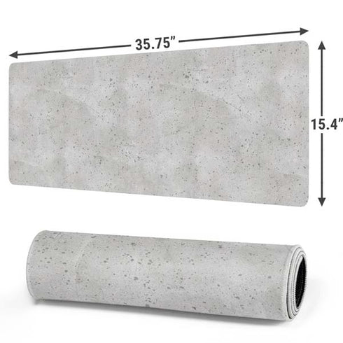 Light Grey Concrete Gaming Mouse Pad