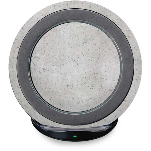 Light Grey Concrete Fast Charge Wireless Charging Stand Skin