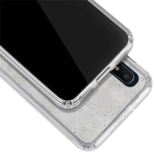 Light Grey Concrete Galaxy A10e Clear Case