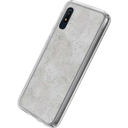 Light Grey Concrete Galaxy A10e Clear Case