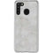 Light Grey Concrete Galaxy A21 Clear Case