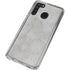 Light Grey Concrete Galaxy A21 Clear Case