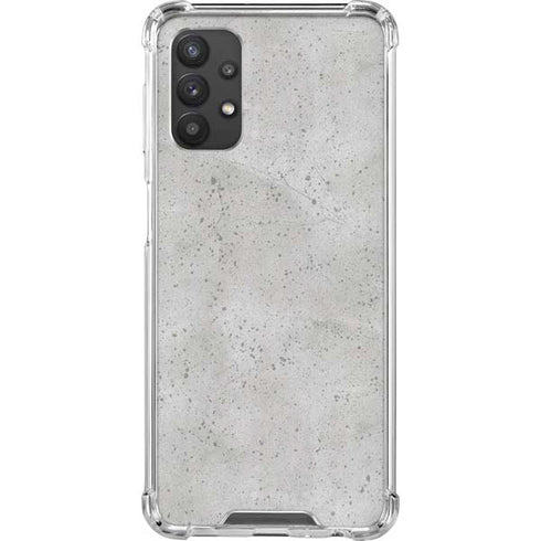 Light Grey Concrete Galaxy A32 5G Clear Case