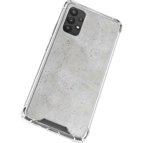 Light Grey Concrete Galaxy A32 5G Clear Case