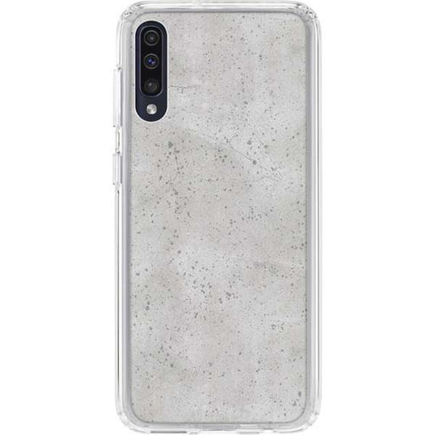 Light Grey Concrete Galaxy A50 Clear Case