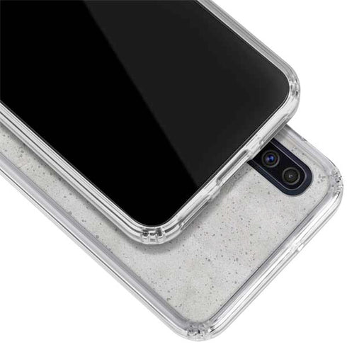 Light Grey Concrete Galaxy A50 Clear Case