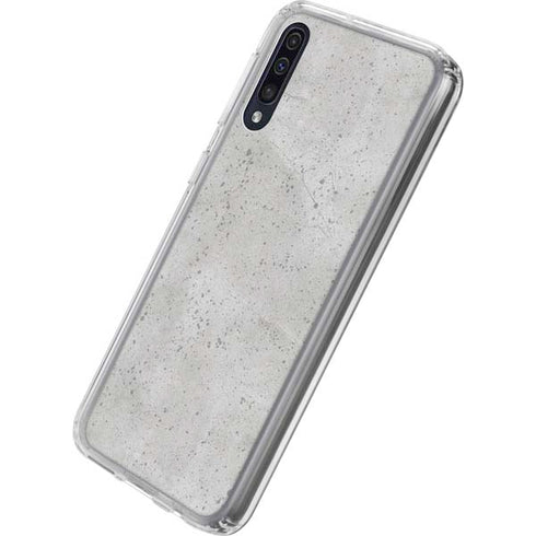 Light Grey Concrete Galaxy A50 Clear Case