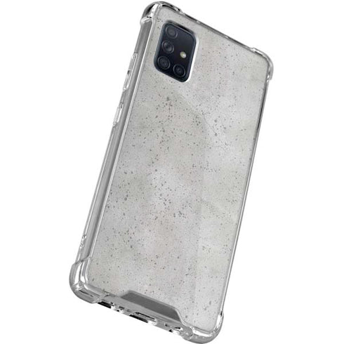 Light Grey Concrete Galaxy A51 5G Clear Case