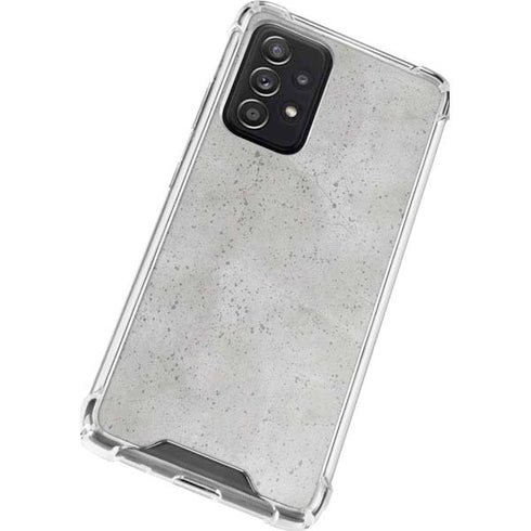 Light Grey Concrete Galaxy A52 5G Clear Case