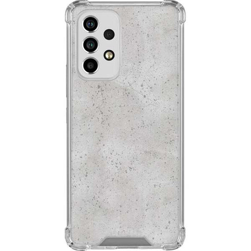 Light Grey Concrete Galaxy A53 5G Clear Case