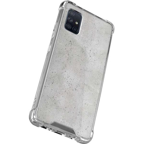 Light Grey Concrete Galaxy A71 5G Clear Case