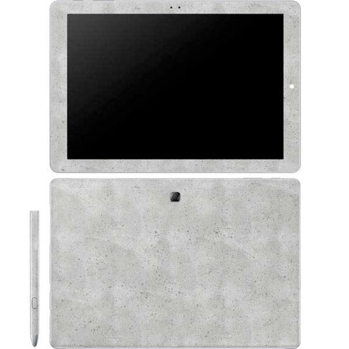 Light Grey Concrete Galaxy Book 12in Skin