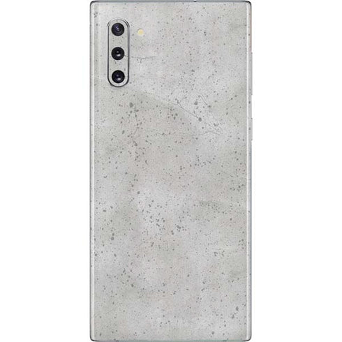 Light Grey Concrete Galaxy Note 10 Skin